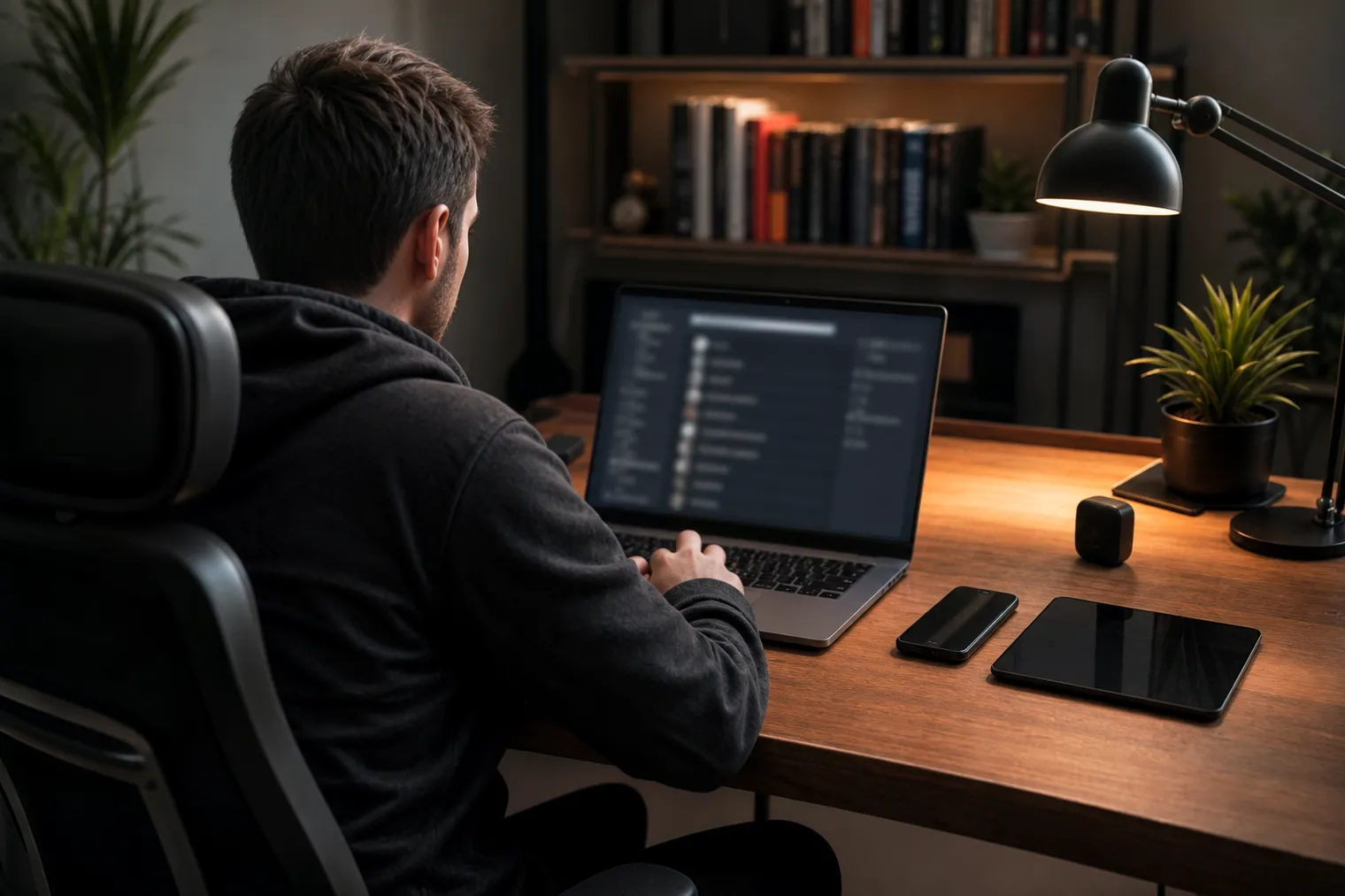 person browsing Hidden Wiki on laptop